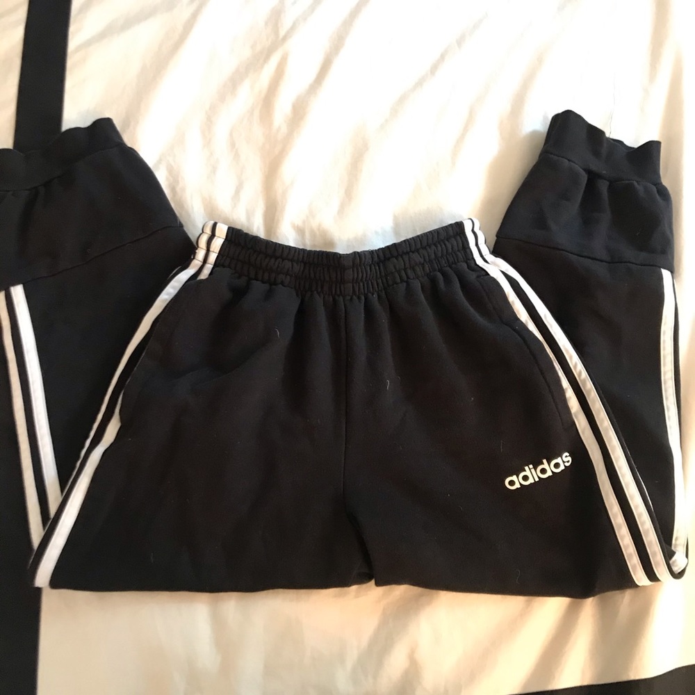 Adidas Boys Striped Joggers